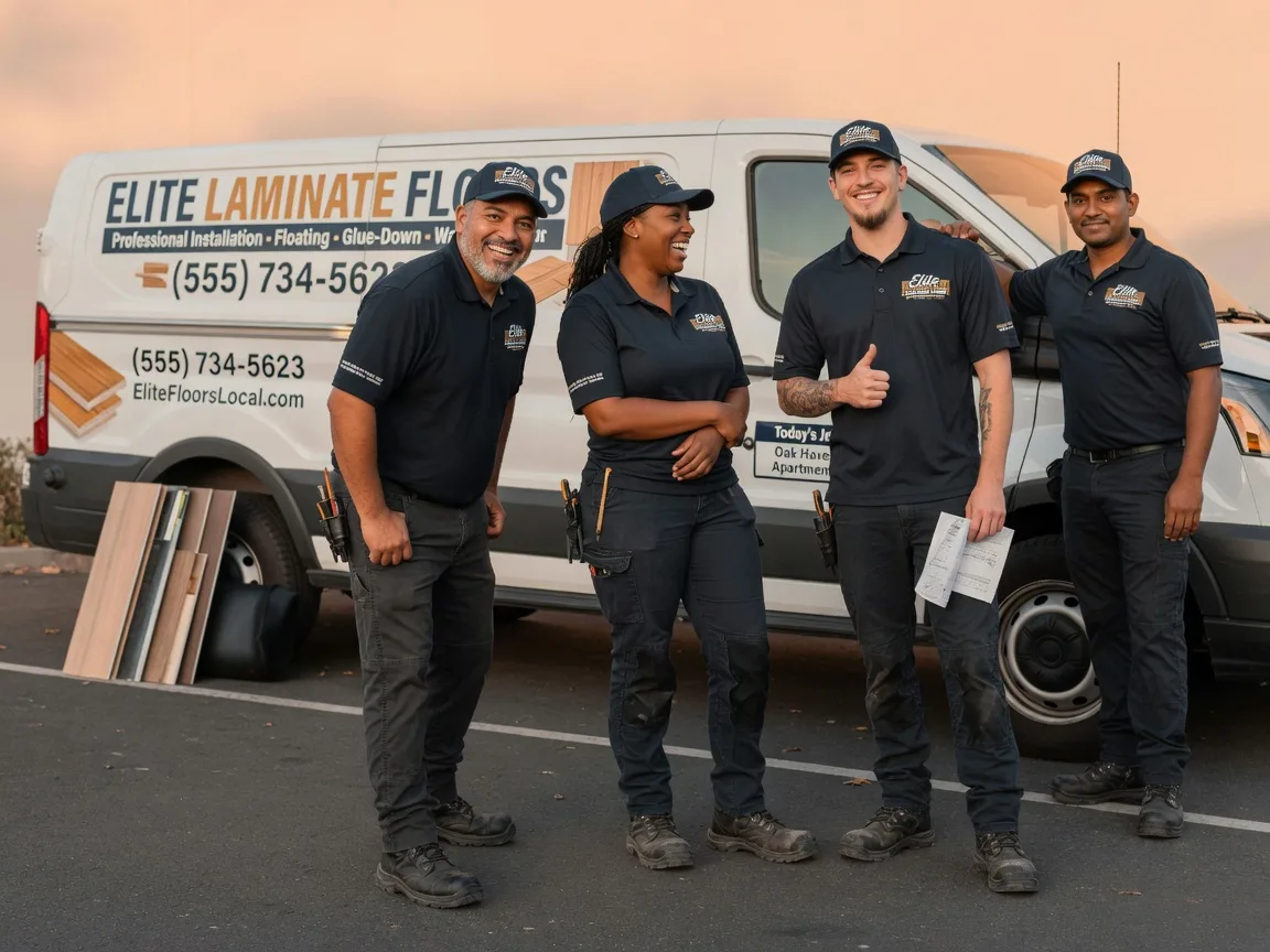 Laminate flooring installation company in Vera, OK
